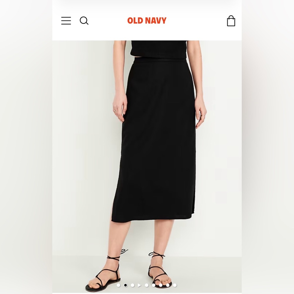 Old Navy Classic Black Pencil Skirt